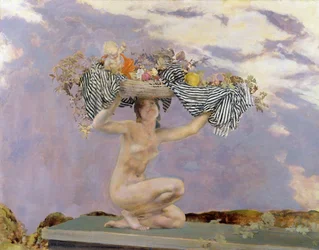 Iris, vers 1915 (tempera et huile sur toile)